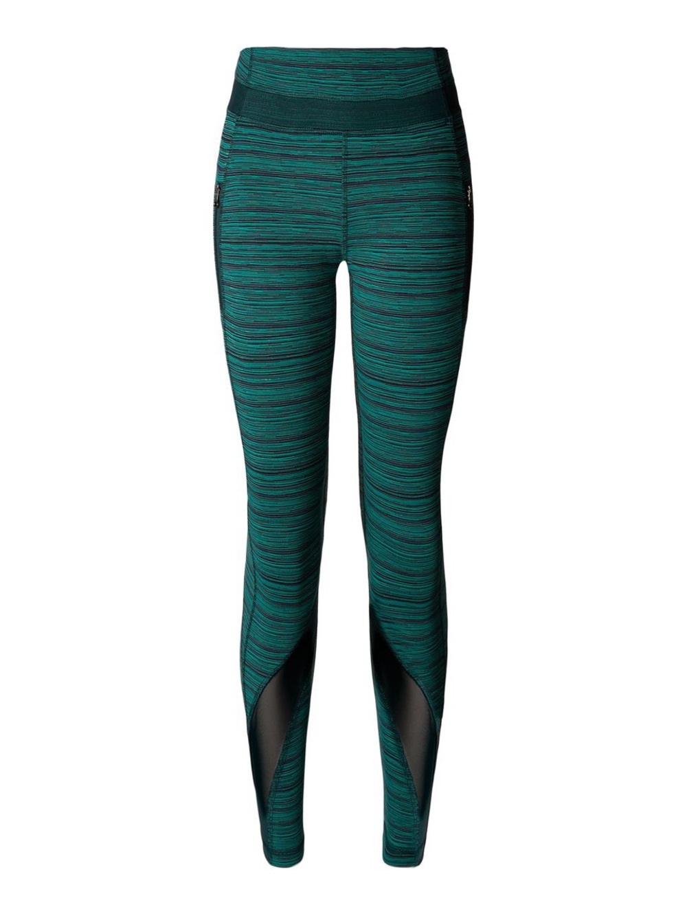 Lululemon Inspire Tight II (Mesh) - Cyber Jungle Hero Blue / Deep Green Legging